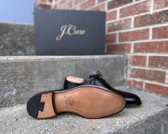 J.Crew Ludlow Cap Toe Leather Oxfords