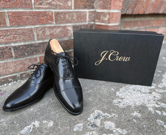 J.Crew Ludlow Cap Toe Leather Oxfords