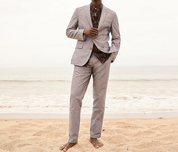 man in summer suit